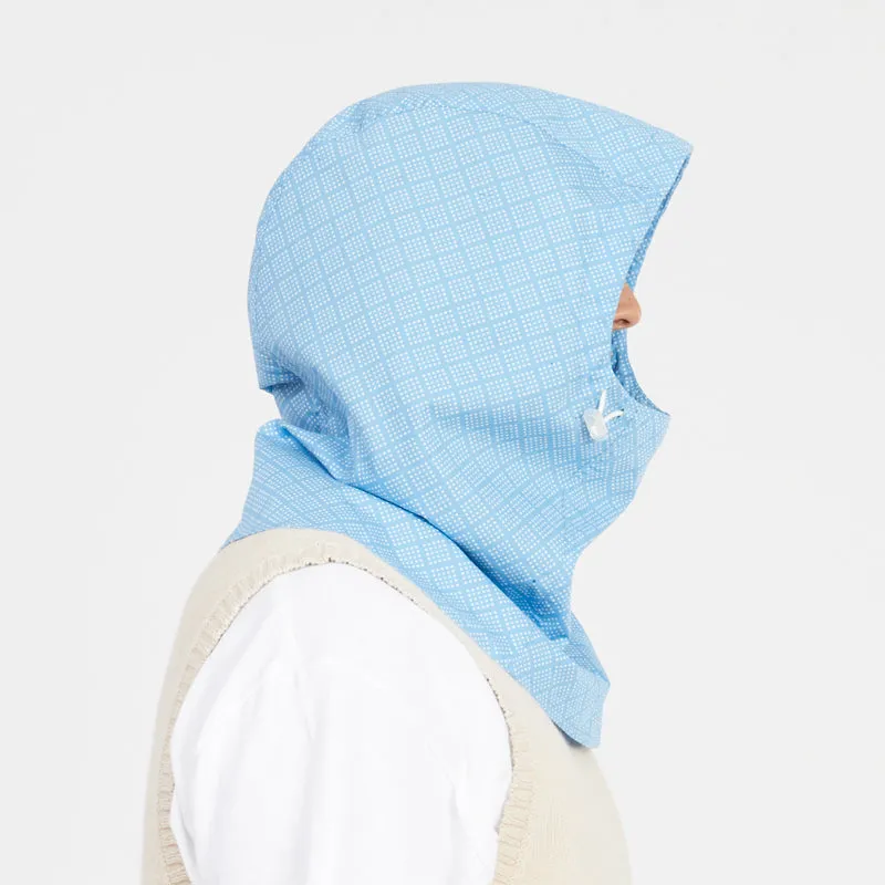 Hood - Light Blue Foulard Cotton sold by S.K. Manor Hill product image thumbnail 3