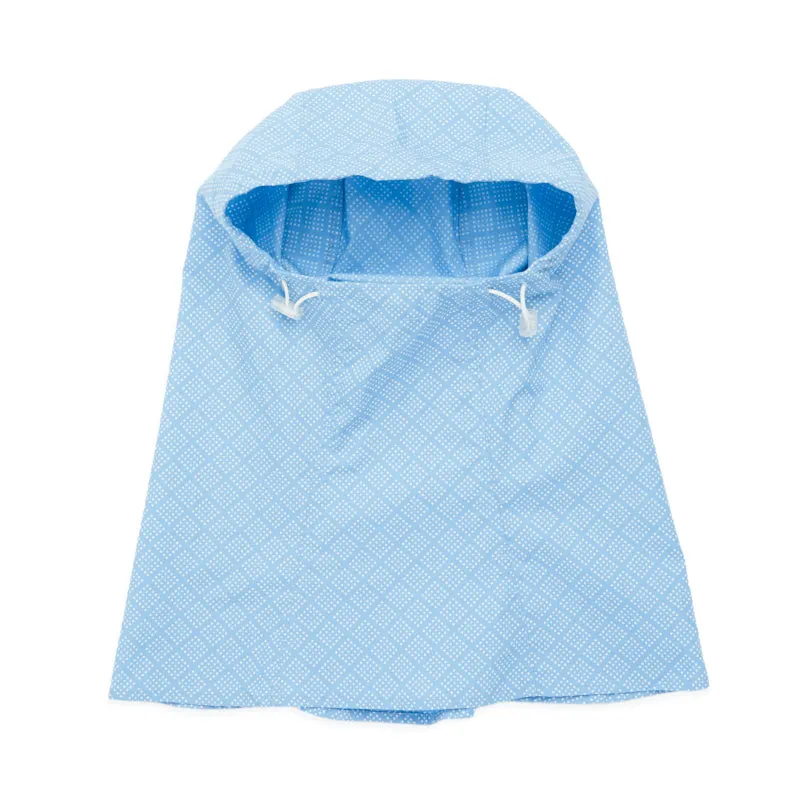 Hood - Light Blue Foulard Cotton made by S.K. Manor Hill