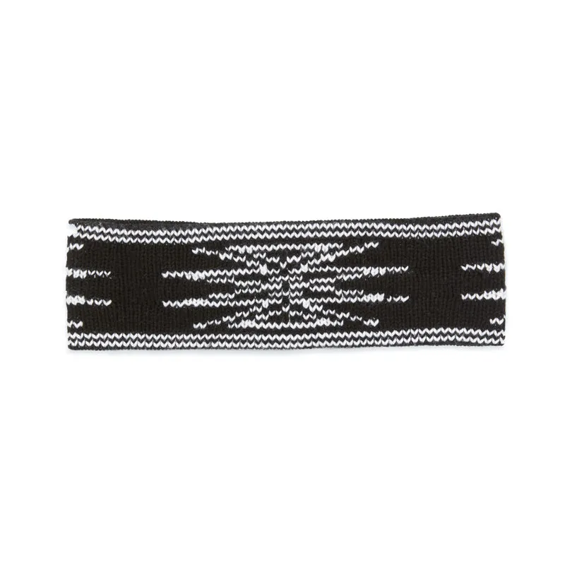 Sunburst Headband - Black & White Cotton made by S.K. Manor Hill