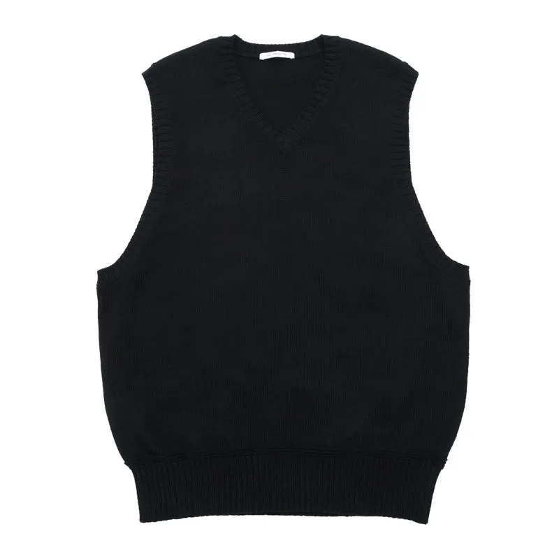 Sweater Vest - Black Cotton sold by S.K. Manor Hill