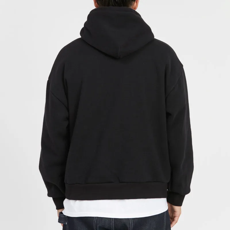 Reversible Evert Hoodie - Black Cotton Fleece sold by S.K. Manor Hill product image thumbnail 5