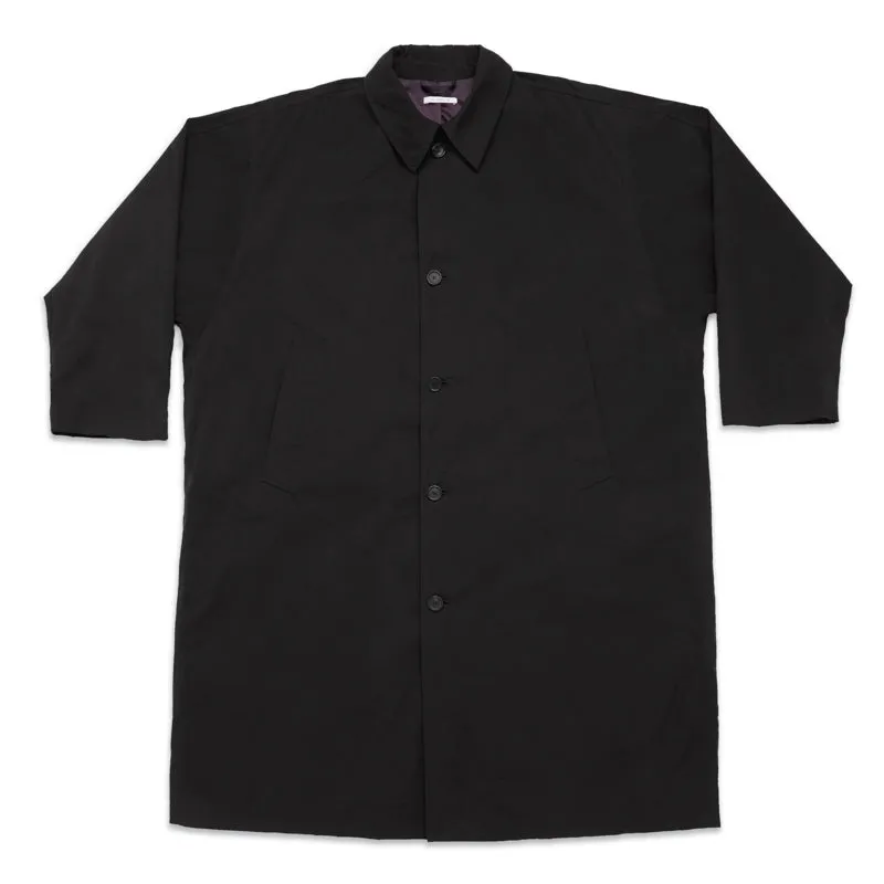 Mountain Trench Coat - Black Waxed Cotton/Nylon WR sold by S.K. Manor Hill
