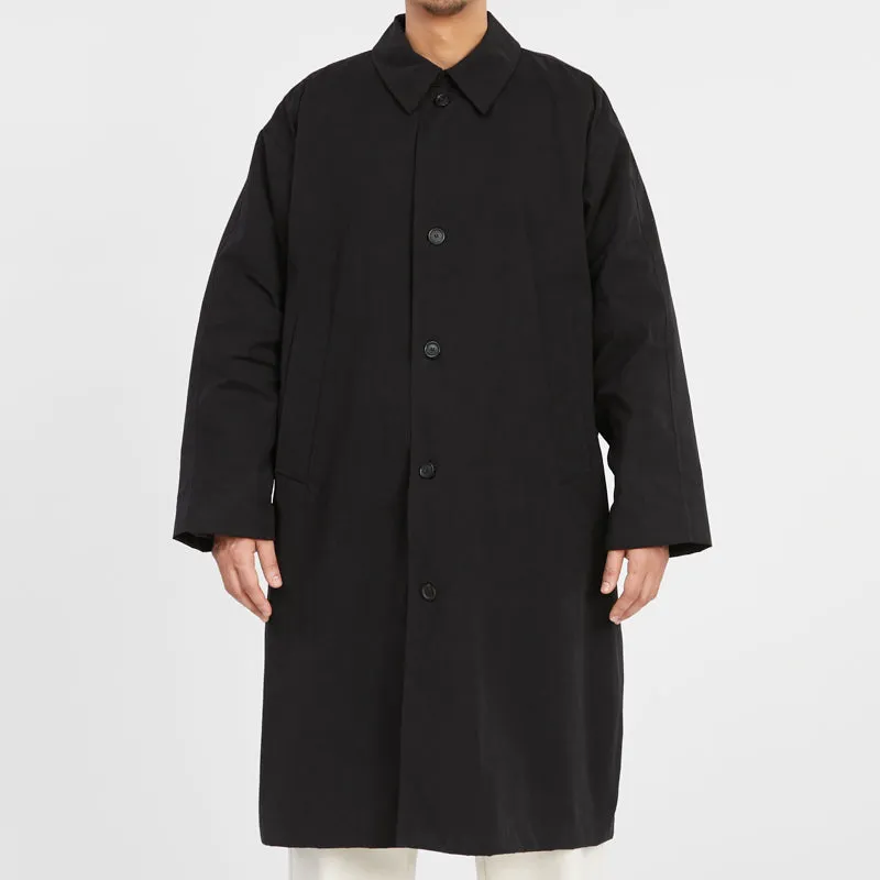 Mountain Trench Coat - Black Waxed Cotton/Nylon WR sold by S.K. Manor Hill product image thumbnail 3
