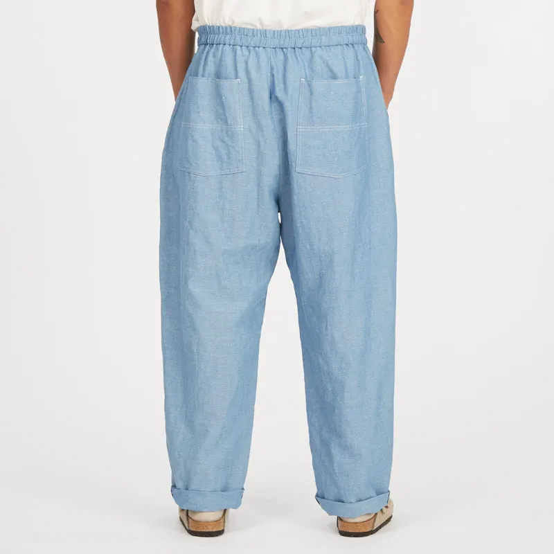 Bronco Pant- Indigo Cotton/Linen sold by S.K. Manor Hill product image thumbnail 5