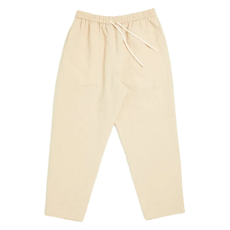 Bronco Pant - Beige Linen/Cotton made by S.K. Manor Hill