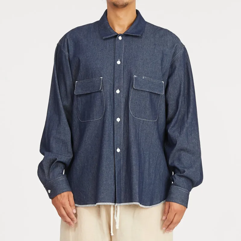 Moil Shirt - Indigo Denim sold by S.K. Manor Hill product image thumbnail 3