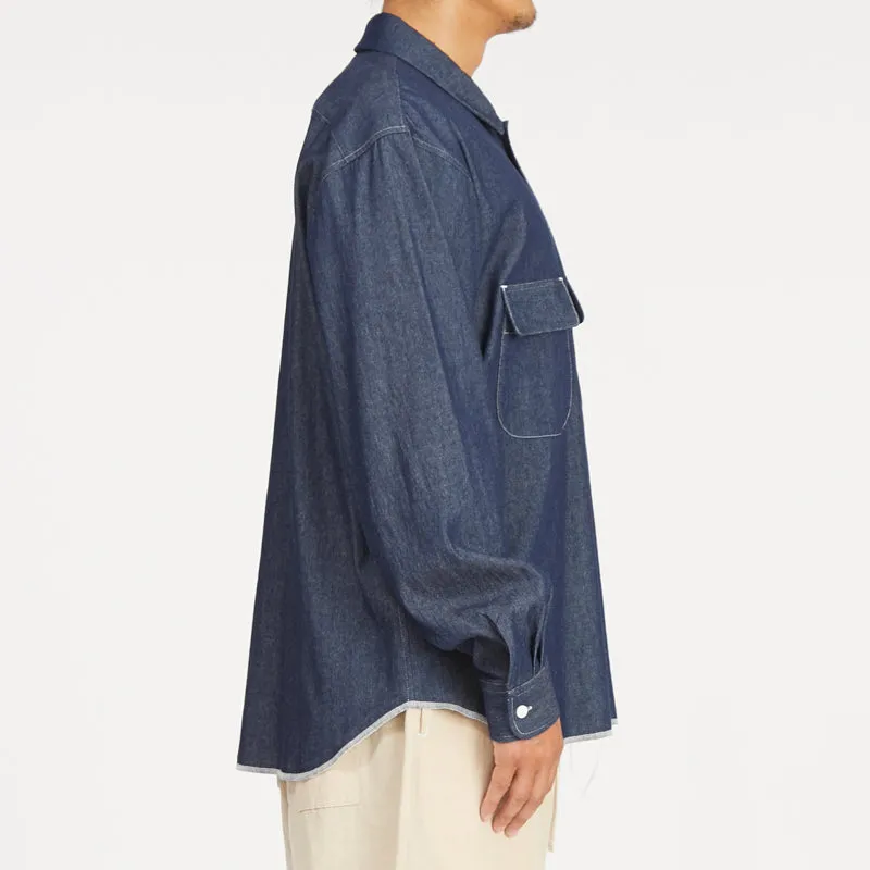 Moil Shirt - Indigo Denim sold by S.K. Manor Hill product image thumbnail 4