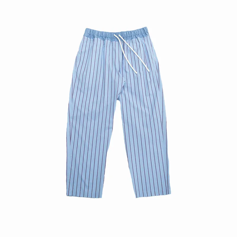 Nest Pant - Blue with Red Stripes made by S.K. Manor Hill