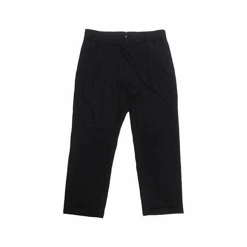 Lansky Pant - Black Puckered made by S.K. Manor Hill