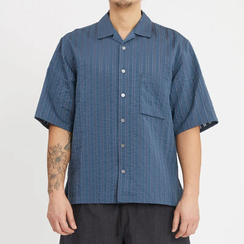 Aloha Shirt - Blue Translucent Stripe sold by S.K. Manor Hill product image thumbnail 2