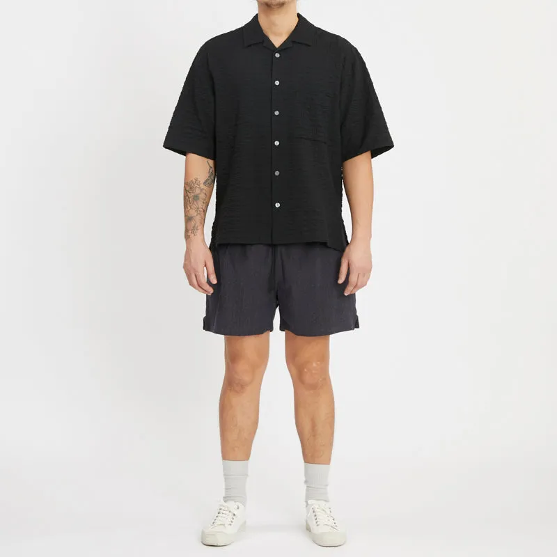 Aloha Shirt - Black Puckered sold by S.K. Manor Hill product image thumbnail 3
