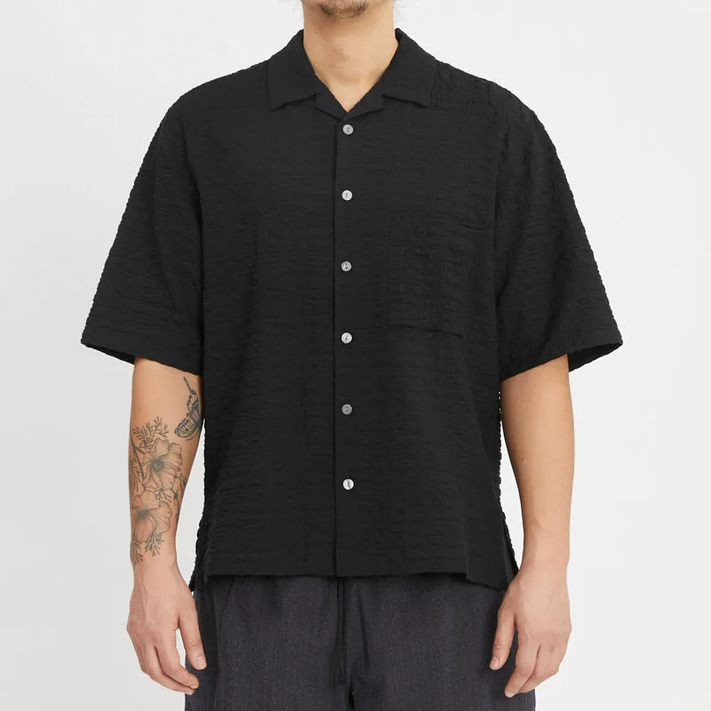 Aloha Shirt - Black Puckered sold by S.K. Manor Hill product image thumbnail 2
