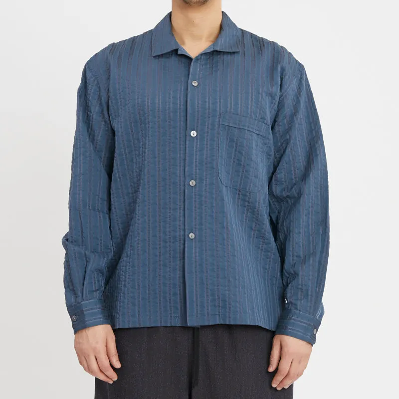 Jam Shirt - Blue Translucent Stripe sold by S.K. Manor Hill product image thumbnail 2