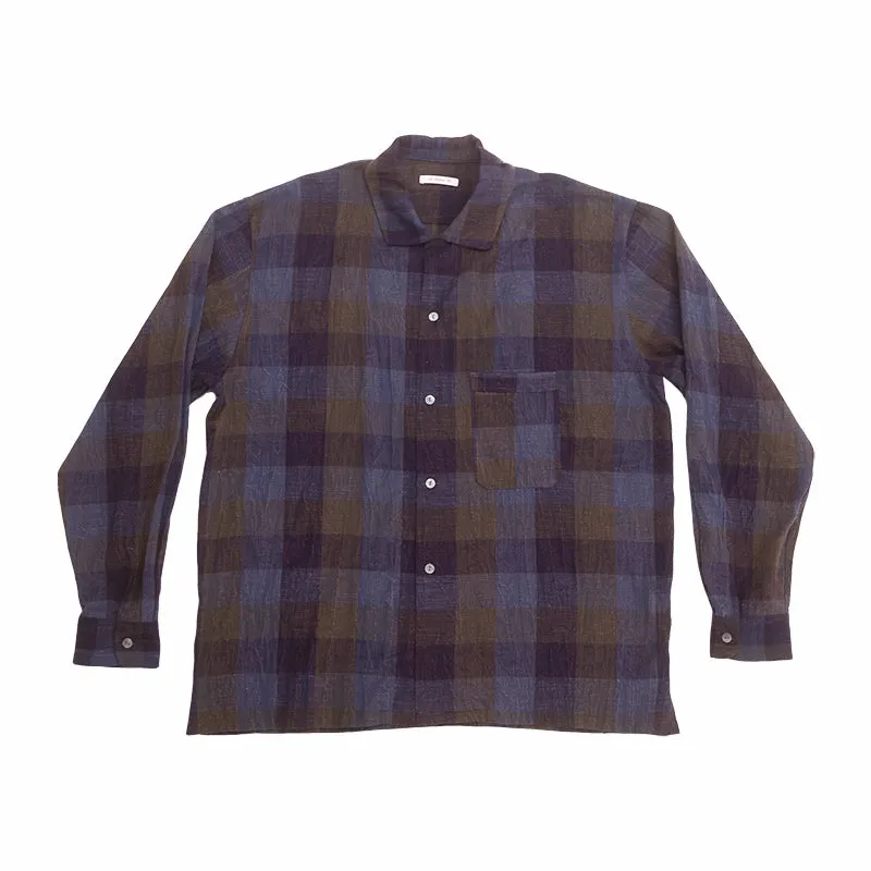 Jam Shirt - Blue & Purple Plaid made by S.K. Manor Hill