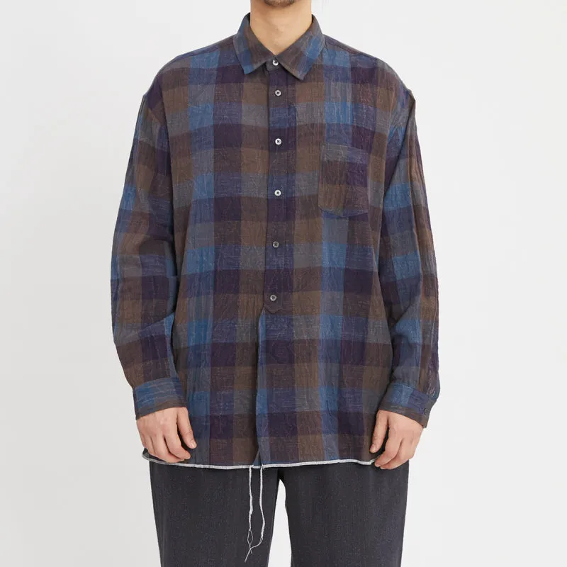 Langston Shirt - Blue & Purple Plaid sold by S.K. Manor Hill product image thumbnail 2