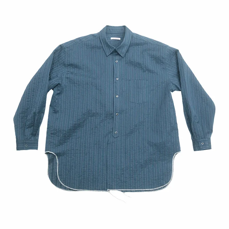 Langston Shirt - Blue Translucent Stripe sold by S.K. Manor Hill