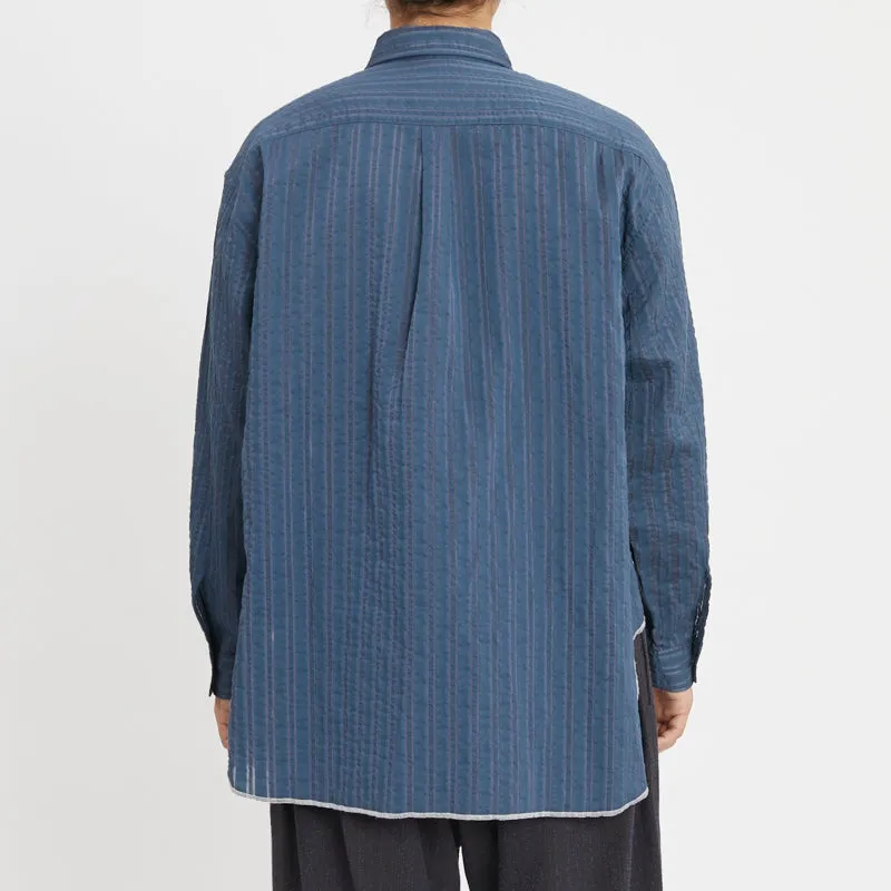 Langston Shirt - Blue Translucent Stripe sold by S.K. Manor Hill product image thumbnail 5