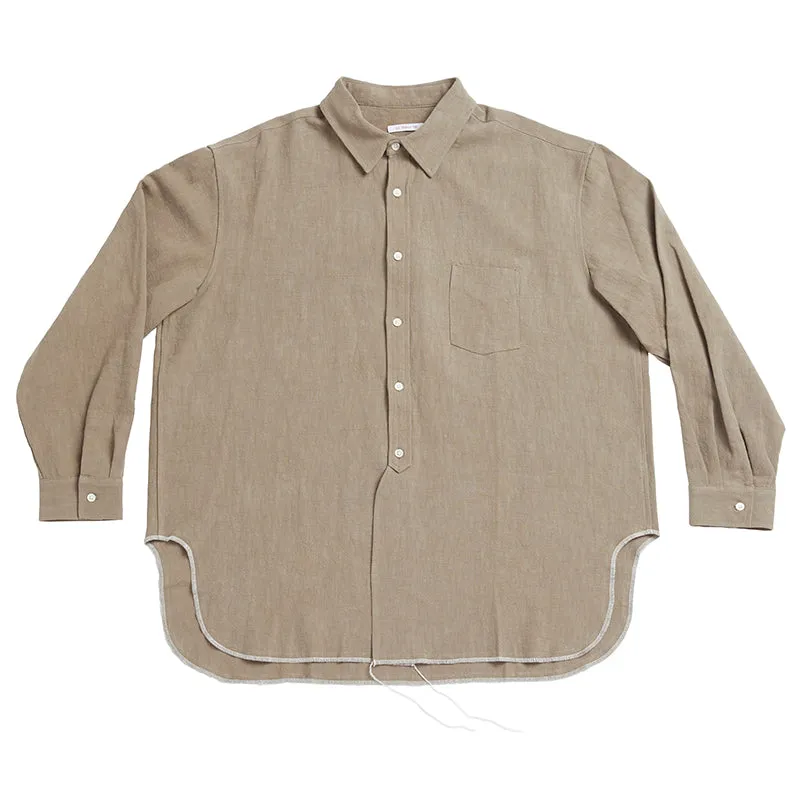 Langston Shirt - Taupe made by S.K. Manor Hill