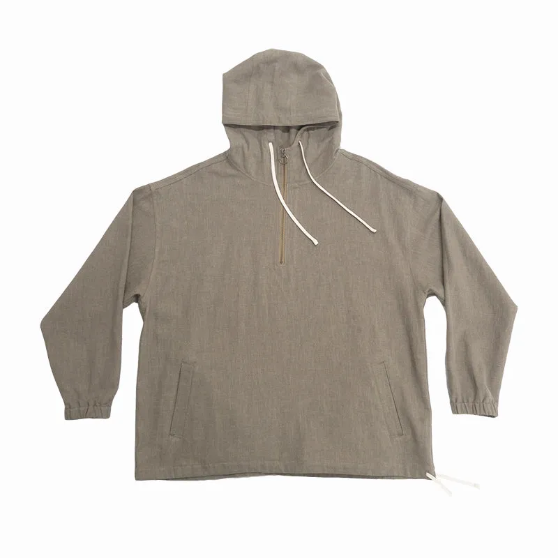 Pod Pullover Jacket - Taupe made by S.K. Manor Hill