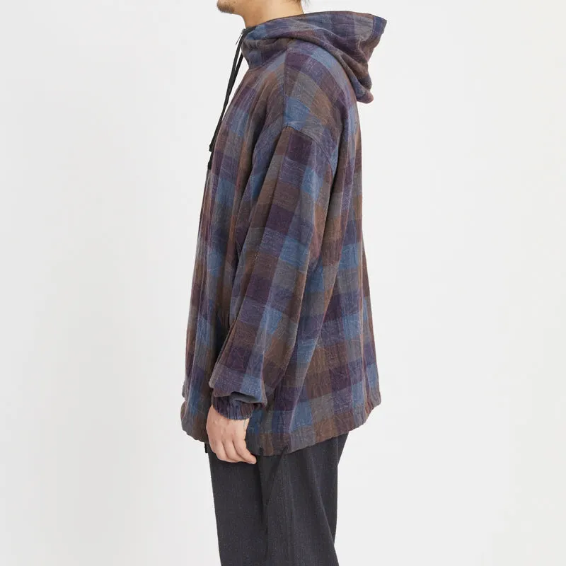 Pod Pullover Jacket - Blue & Purple Plaid sold by S.K. Manor Hill product image thumbnail 5