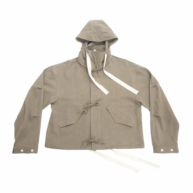 Chopped Fish Jacket - Taupe made by S.K. Manor Hill