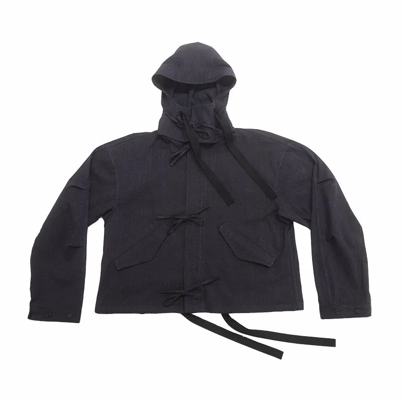 Chopped Fish Jacket - Brown/Blue Nap sold by S.K. Manor Hill