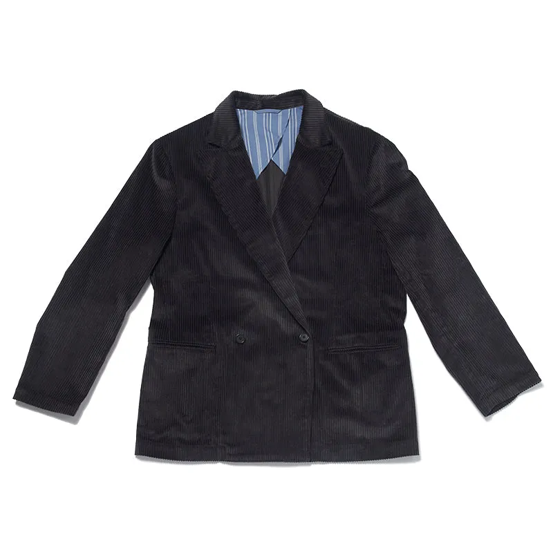 Darwin Blazer - Black Corduroy sold by S.K. Manor Hill