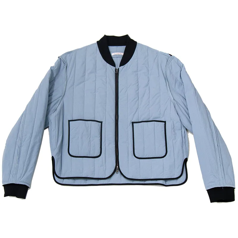 Line Bomber Jacket - Slate Blue (Recycled Nylon) sold by S.K. Manor Hill