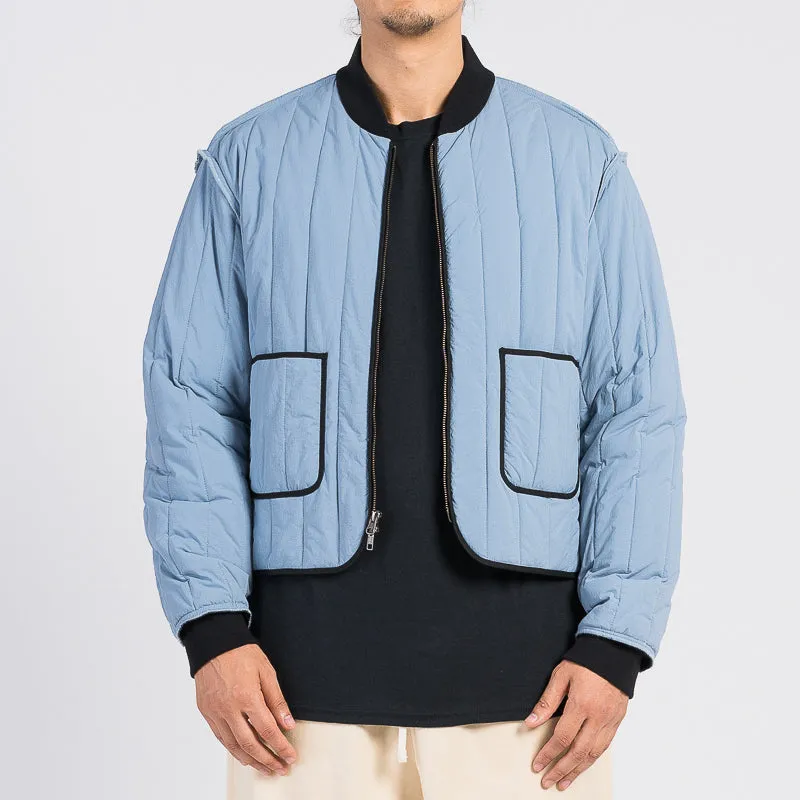 Line Bomber Jacket - Slate Blue (Recycled Nylon) sold by S.K. Manor Hill product image thumbnail 3