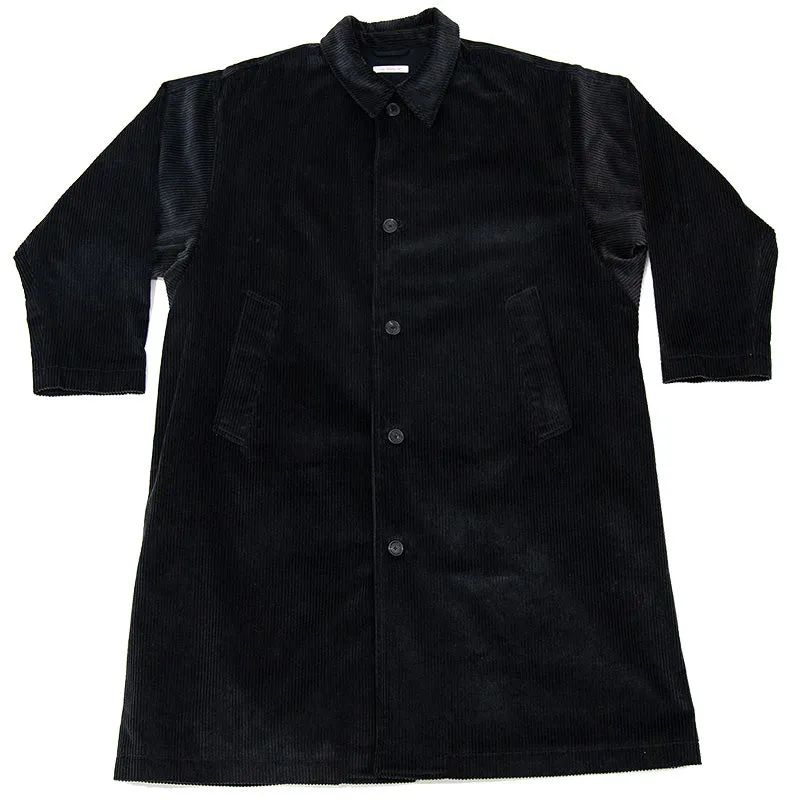 Shelby Trench Coat - Black Corduroy sold by S.K. Manor Hill