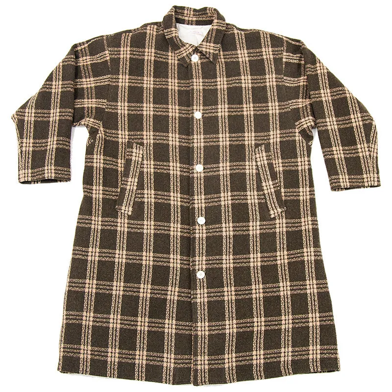 Shelby Trench Coat - Brown Plaid made by S.K. Manor Hill