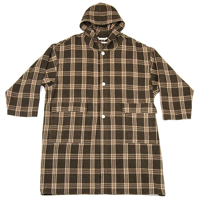 Canopy Coat - Brown Plaid made by S.K. Manor Hill