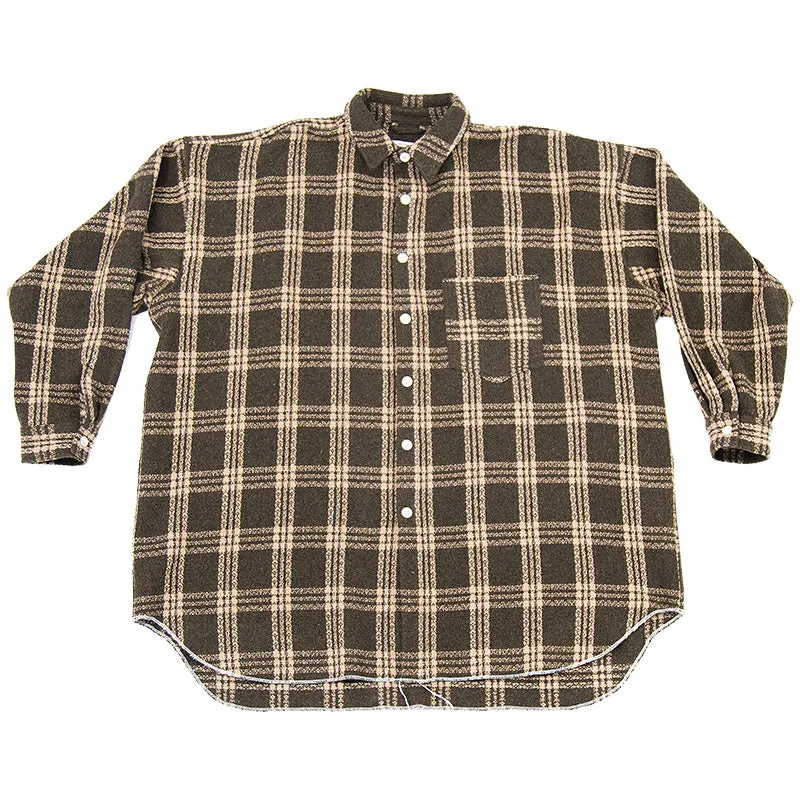 Ox Shirt - Brown Plaid made by S.K. Manor Hill