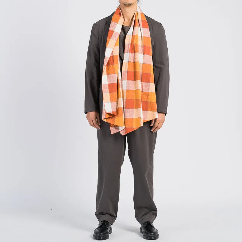 Long Scarf - Orange Plaid sold by S.K. Manor Hill product image thumbnail 2