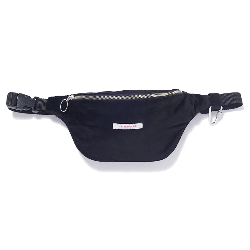 Fanny Pack - Black Velvet sold by S.K. Manor Hill