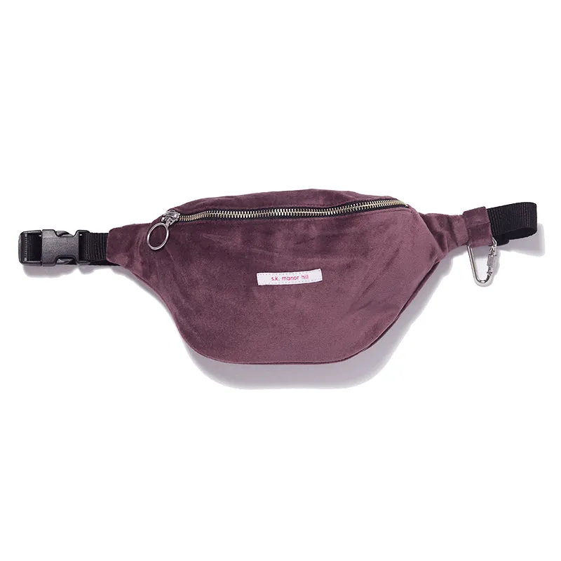 Fanny Pack - Lavender Velvet made by S.K. Manor Hill
