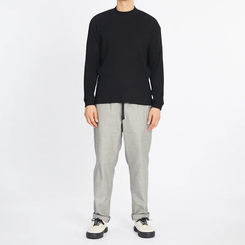 Long Sleeve Ribbed T-Shirt - Black sold by S.K. Manor Hill product image thumbnail 2