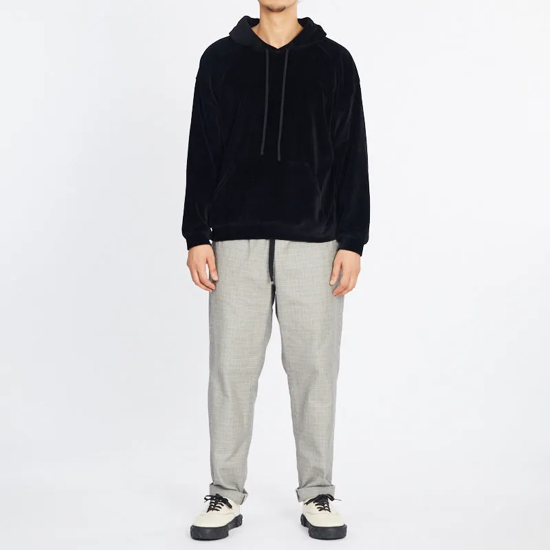 Velour Hoodie - Black sold by S.K. Manor Hill product image thumbnail 2