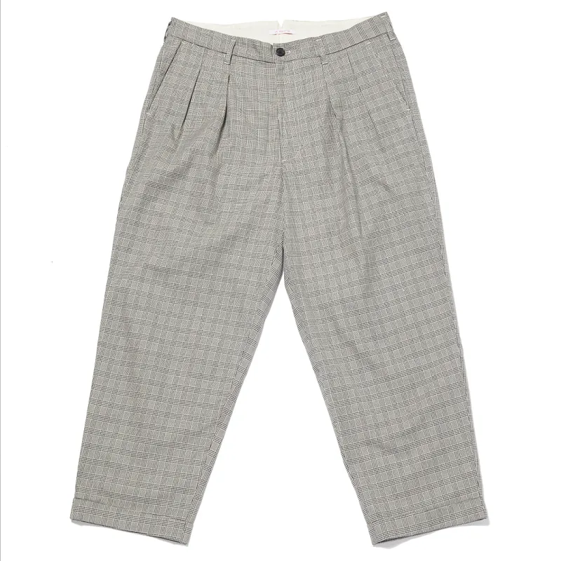 Charlie Pant - Glen Check made by S.K. Manor Hill