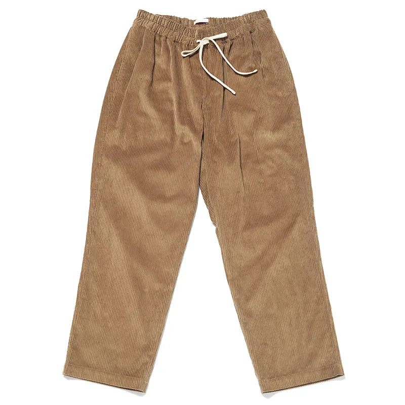 Coma Pant (wide fit) - Taupe Corduroy made by S.K. Manor Hill
