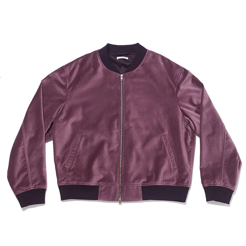 Bomber Jacket - Lavender Velvet sold by S.K. Manor Hill