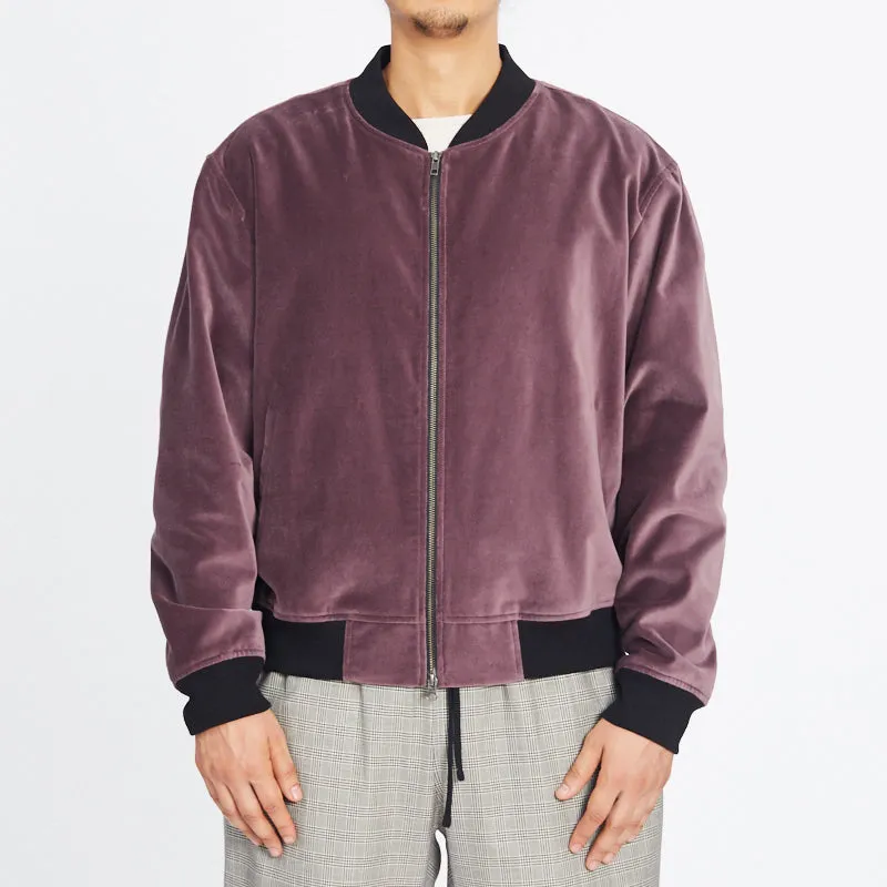 Bomber Jacket - Lavender Velvet sold by S.K. Manor Hill product image thumbnail 3