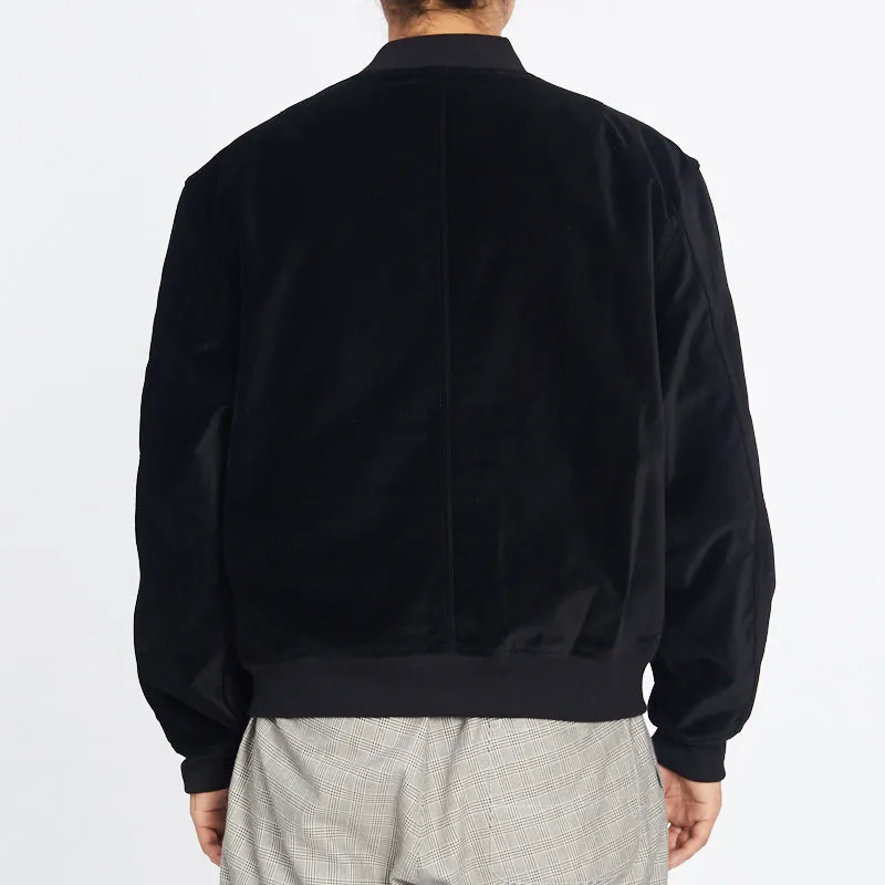 Bomber Jacket - Black Velvet sold by S.K. Manor Hill product image thumbnail 5
