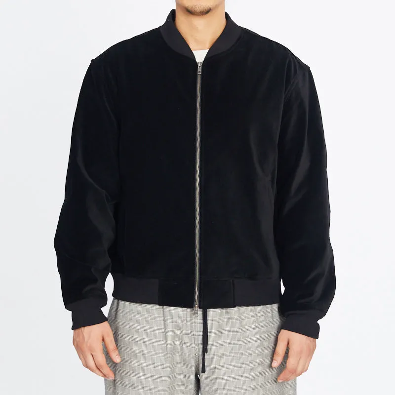 Bomber Jacket - Black Velvet sold by S.K. Manor Hill product image thumbnail 3