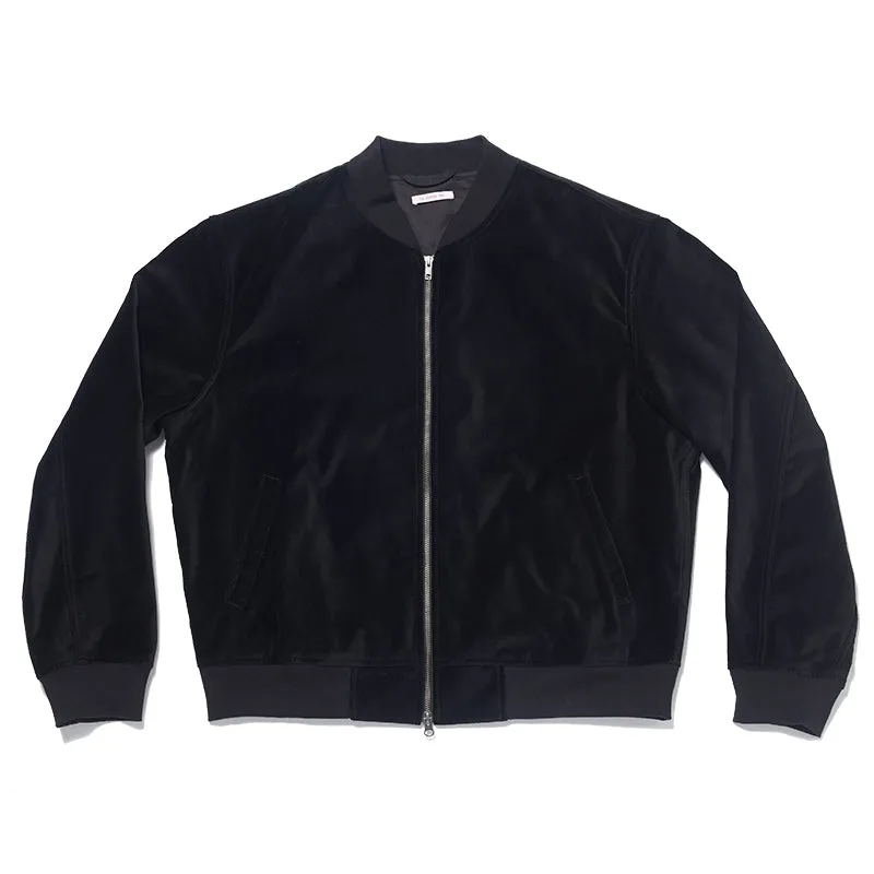 Bomber Jacket - Black Velvet sold by S.K. Manor Hill