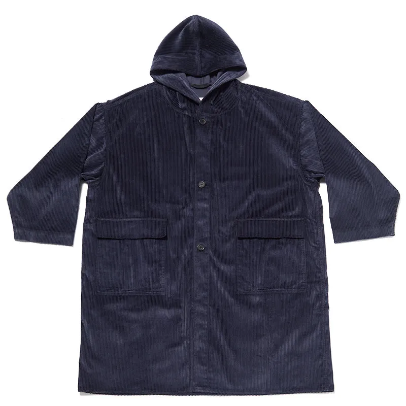 Canopy Coat - Navy Corduroy made by S.K. Manor Hill