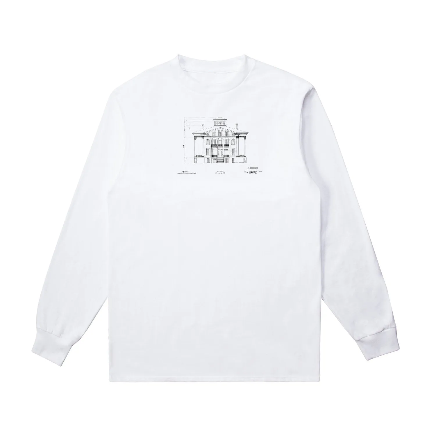Long Sleeve Graphic T-Shirt - White (x RESIDENCE) sold by S.K. Manor Hill