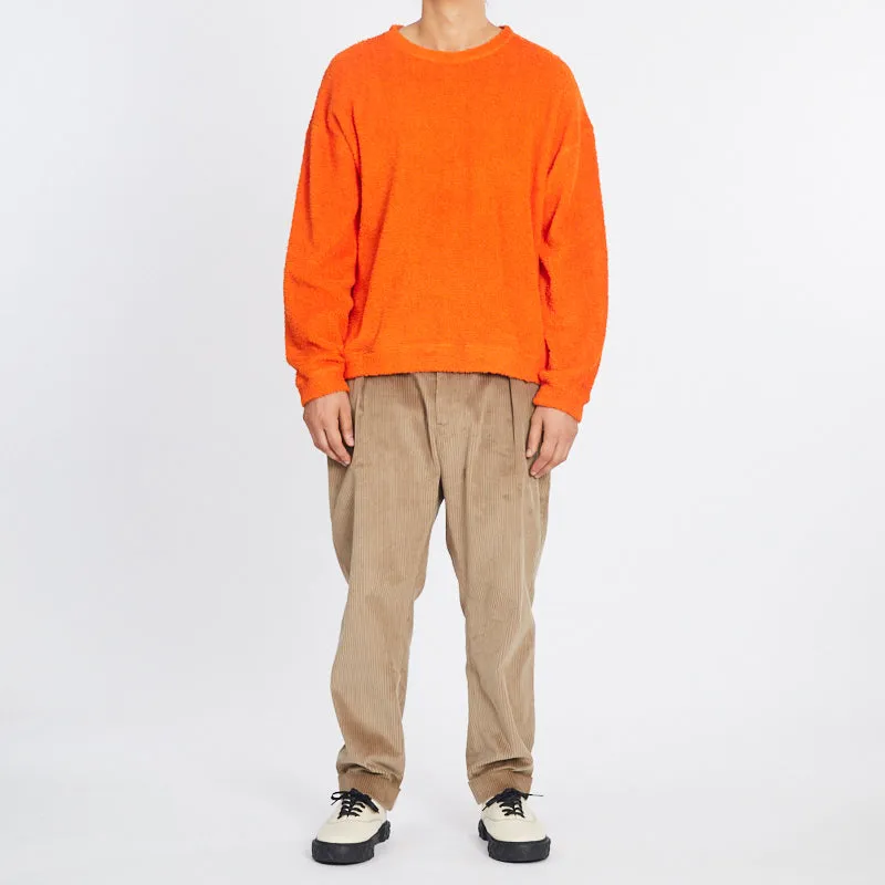 Reversible Pile Crewneck Sweatshirt - Orange sold by S.K. Manor Hill product image thumbnail 3