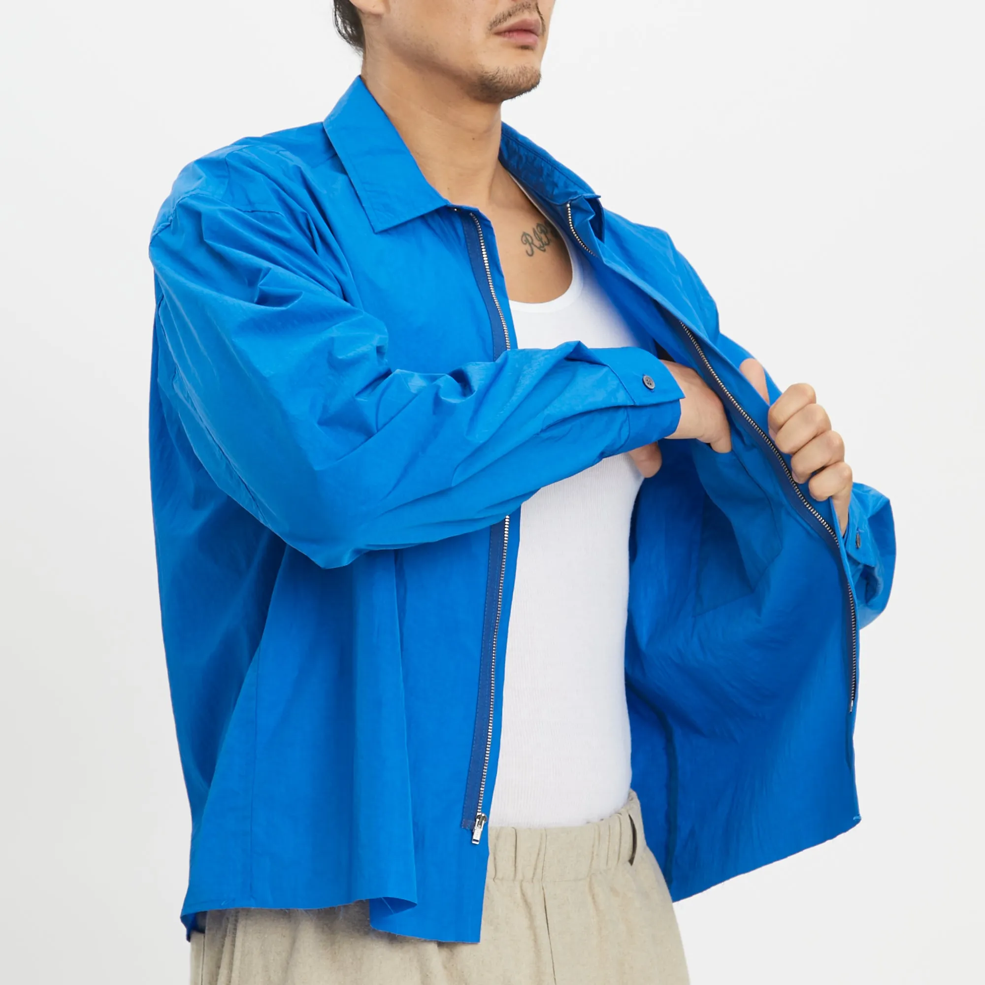 Mechanic Shirt/Jacket - Royal Blue Recycled Nylon WR sold by S.K. Manor Hill product image thumbnail 5