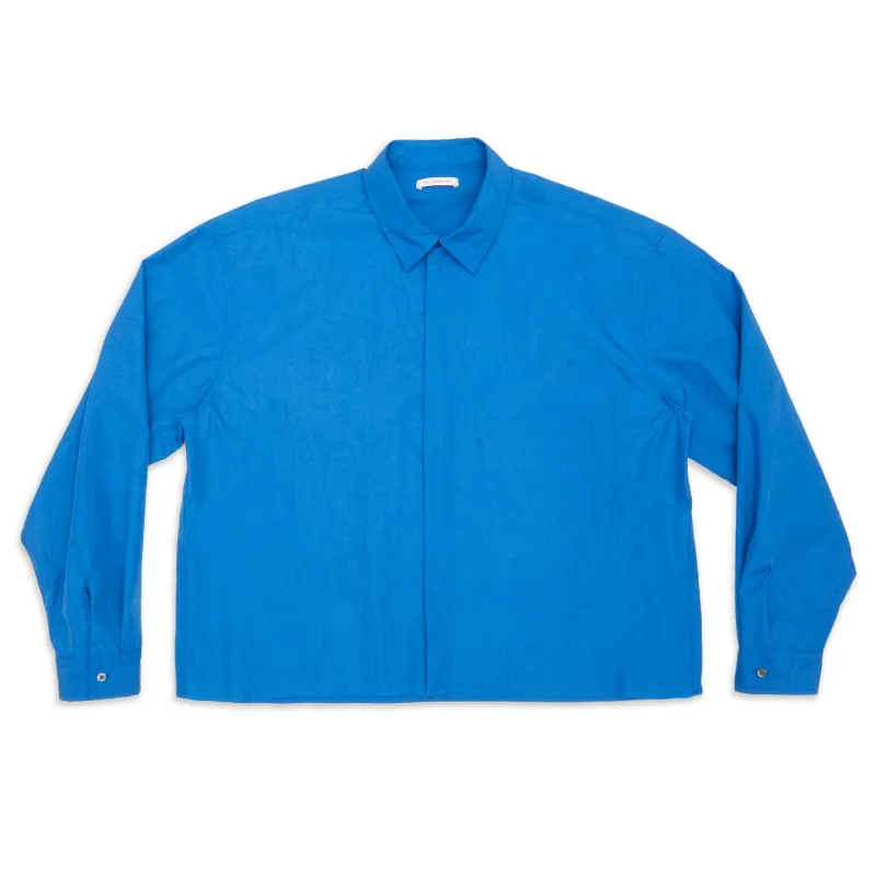 Mechanic Shirt/Jacket - Royal Blue Recycled Nylon WR made by S.K. Manor Hill